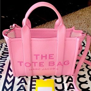 Brand new Marc Jacobs Tote Bag! Hard to find Barbie pink leather tote!